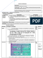 Sesion de Aprendizaje Miercoles 03 de Mayo Matematica