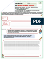 2.-Escribimos La Propuesta de Acciones