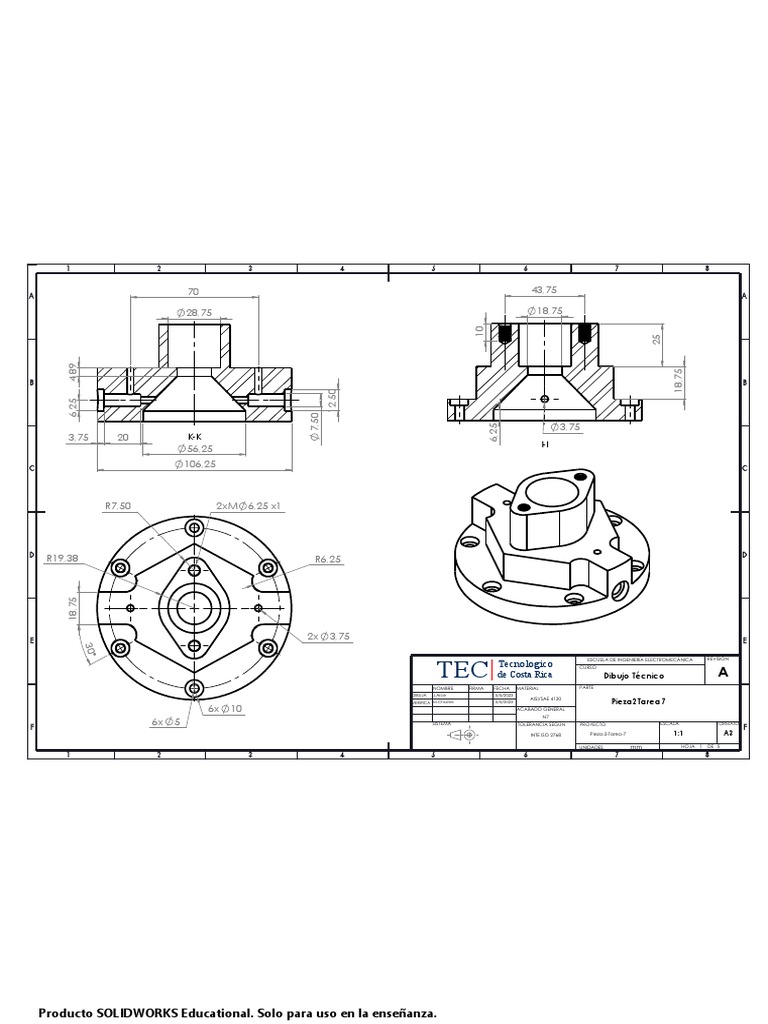 Pieza 2 Tarea 7 | PDF | Ingeniería