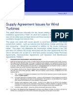 Supply Agreements Issues For Wind Turbines 10-14 PDF