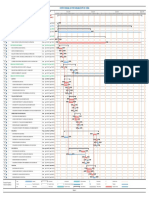 Cronograma Programado de Obra - Gantt