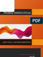 Pruebas Hidrostáticas