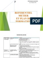 Referentiel Metier Et Plan de Formation-1