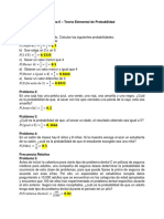 Teoría Elemental de Probabilidad: Cálculo de Probabilidades Clásicas y Frecuencias Relativas en Problemas de Lanzamiento de Dados, Pelotas en Caja y Monedas Cargadas