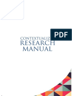Research Manual of Operation Final - April 2019