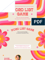 Word List Game
