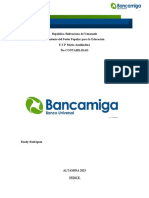 Bancamiga: Funcionamiento del Departamento de Contabilidad