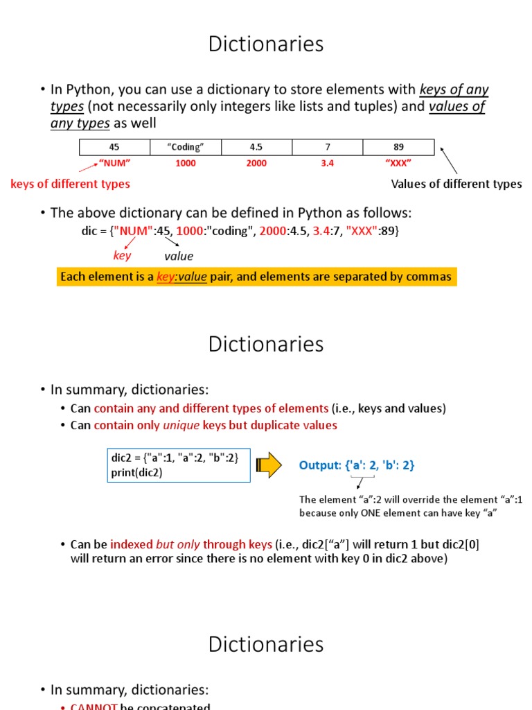 Dictionaries | PDF | Computer Data | Information Technology Management