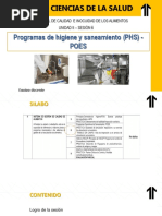 Plantilla Procedimiento Operativo Estandarizado de Sanitización (POES ...