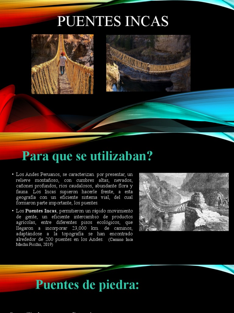 PUENTES INCAS | PDF | Imperio Inca