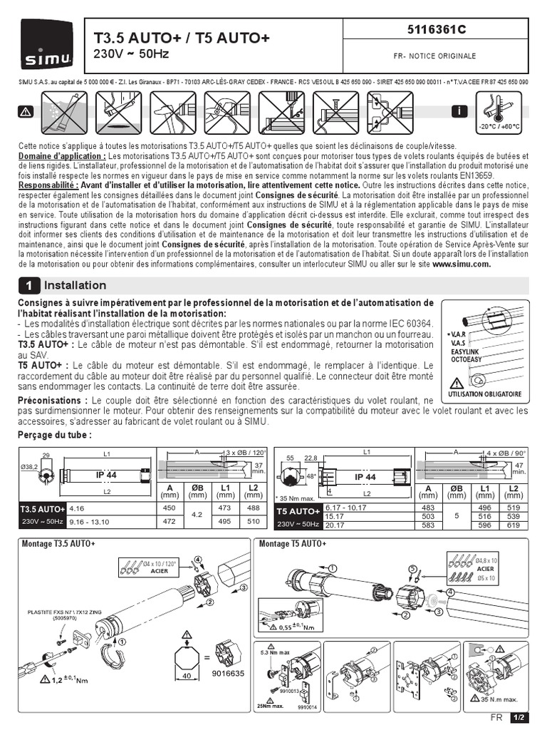 notice-motorisation-volets-t3-5-t5-pdf-lectricit-quipements
