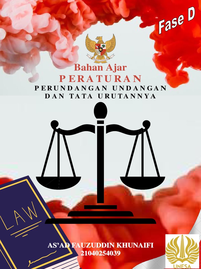 Bahan Ajar Peraturan Perundang Undangan Dan Tata Urutannya Pdf