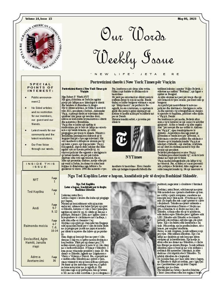 Newsletter Volume 14 Issue 15 | PDF