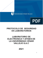 28.MV1 Protocolo de Seguridad en Laboratorio de Electronica y Afines de La Universidad Cesar Vallejo S.A.C 2021 V4 PDF