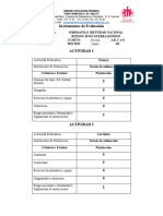 Instrumentos de Evaluación 1 Año