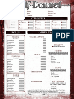 VTR 2ndED Half-Damned Dhampir 4-Page Social Mental Combat Interactive