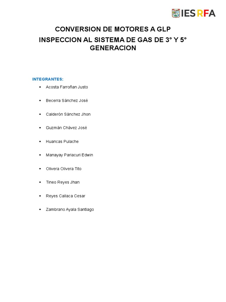 Problemas Comunes De Motores Glp Y Sus Soluciones - 6yzmt07