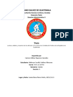 Resumen de los artículos 157 al 179 de la Constitución Política de Guatemala