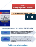 HUKUM PERDATA DALAM BAB I