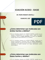Disociación Acido - Base