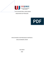 Trabalho Da Disciplina (AVA 1) - PLANEJAMENTO E CONTROLE DE PRODUCAO