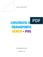 Contrato de Transporte Aéreo PDF