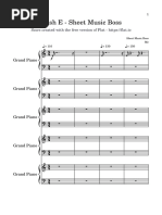 Rush E - Sheet Music Boss