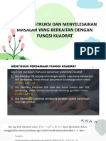 Materi 9 Mengkonstruksi Fungsi Kuadrat