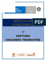 Grado 7° - MÓDULO 2 DE APRENDIZAJE TRIM-II 2022