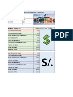 Calculo de Importaciones