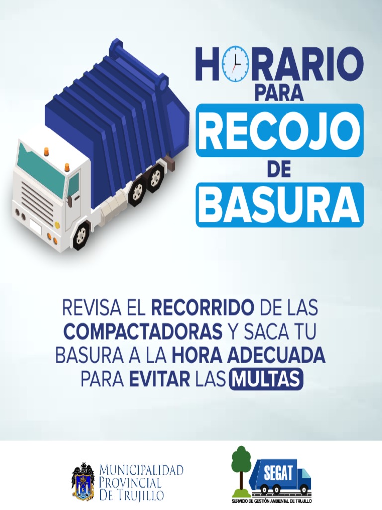 Horario Recojo de Basura | PDF