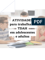 Atividades Tdah Adolescentes e Adultos 2 PDF