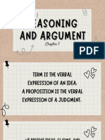 Reasoning and Argument