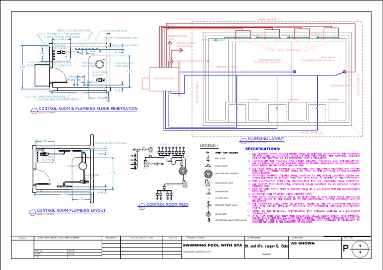 Control Room & Plumbing Floor Penetration: 2Hp Max Flo Pump | PDF ...
