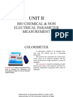 UNIT II - Colorimeter