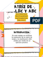 Matriz Kraljic y ABC para clasificar productos