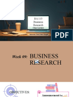  Business Research  