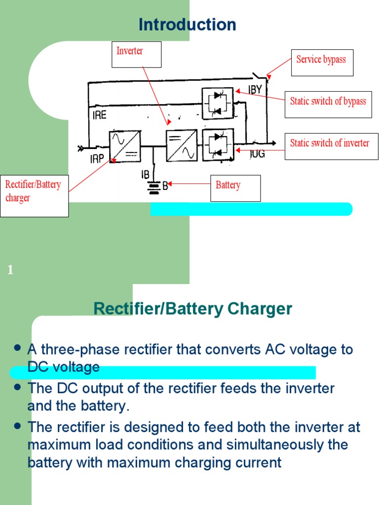 UPS System Components and Operation Guide | PDF | Power Inverter ...