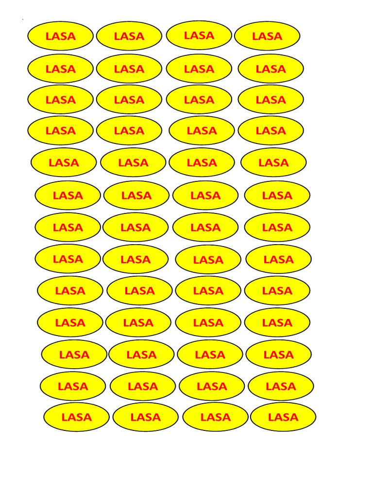 Label Lasa | PDF