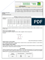 Multiplos e Divisores Exercícios PDF