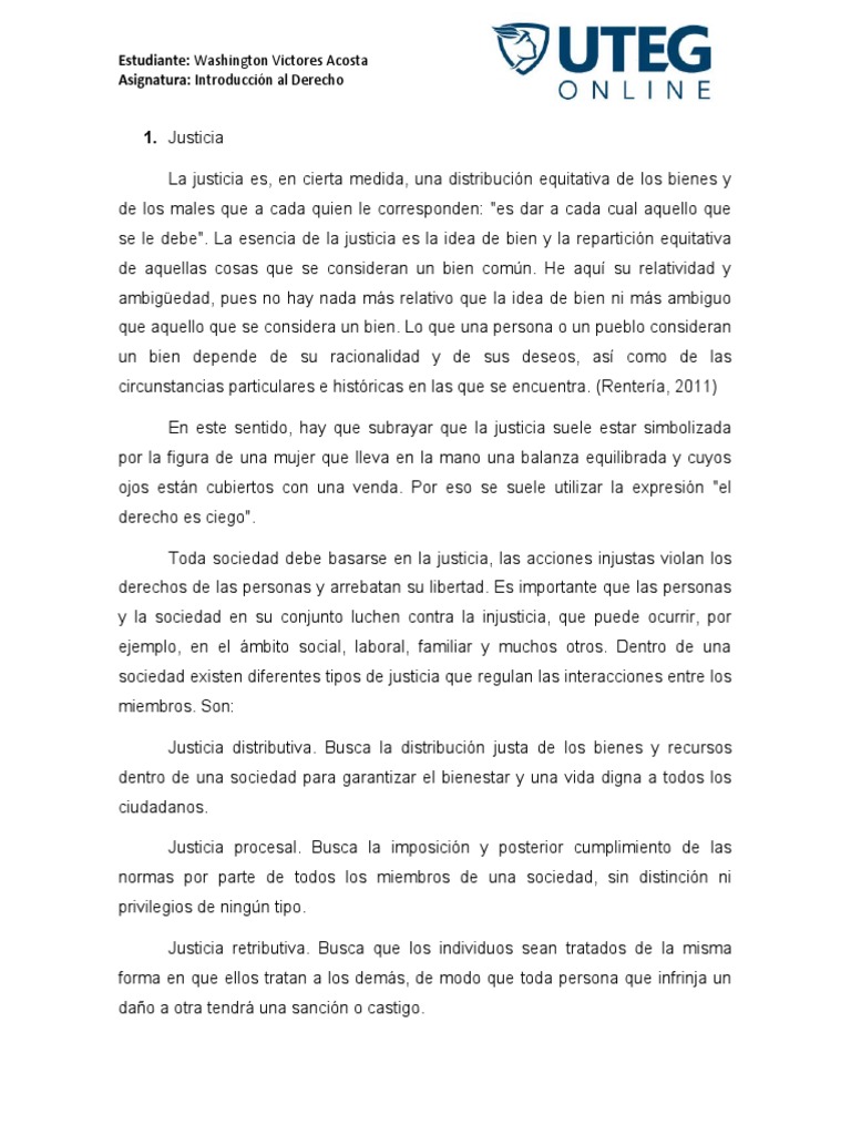 Concepto de Justicia | PDF | Justicia | Crimen y violencia