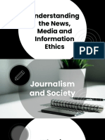 Understanding Journalism Ethics and Society