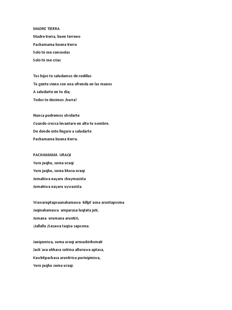 The Poema La Madre Tierra Para Niños That Every Kid Should Know - f77wlx2