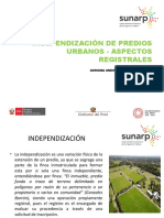 Diapositivas Sunarp 2023 - Independización Predios Urbanos