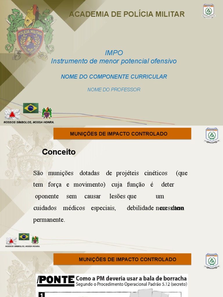 03 - Impo - Modulo Elastômero | PDF | Projéteis | Munição