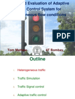 Design and Evaluation of an Adaptive Traffic Control System for Mixed Vehicle Flows