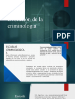 Evolución de La Criminlogia Presentación