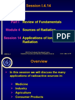 Session I414 Applications of Radiation