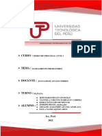 Derecho Procesal Civil I: Ica - Perú 2022