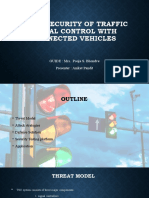 Cybersecurity of Traffic Signal Control With Connected Vehicles